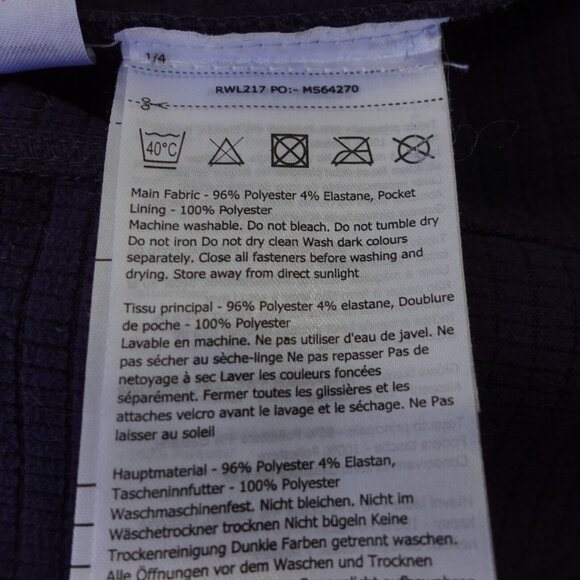 REGATTA Blue Hooded Jacket Women XS Soft Shell Zip Stretch Outdoor Trails Ared - Picture 14 of 15